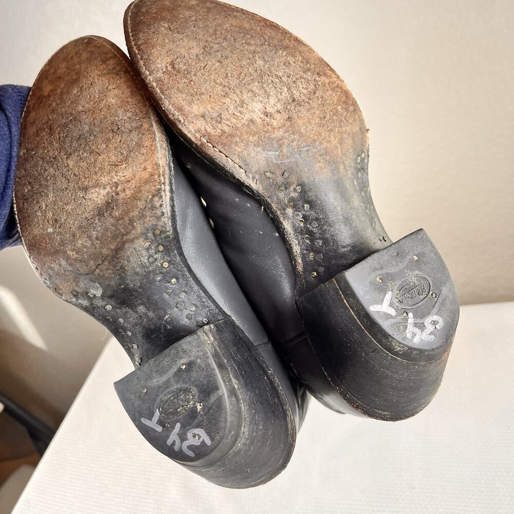 HONDO LADIES GRAY COWBOY BOOTS, SIZE 6.5 B WESTERN BOOTS, 8729 EXCELLENT - Picture 10 of 10